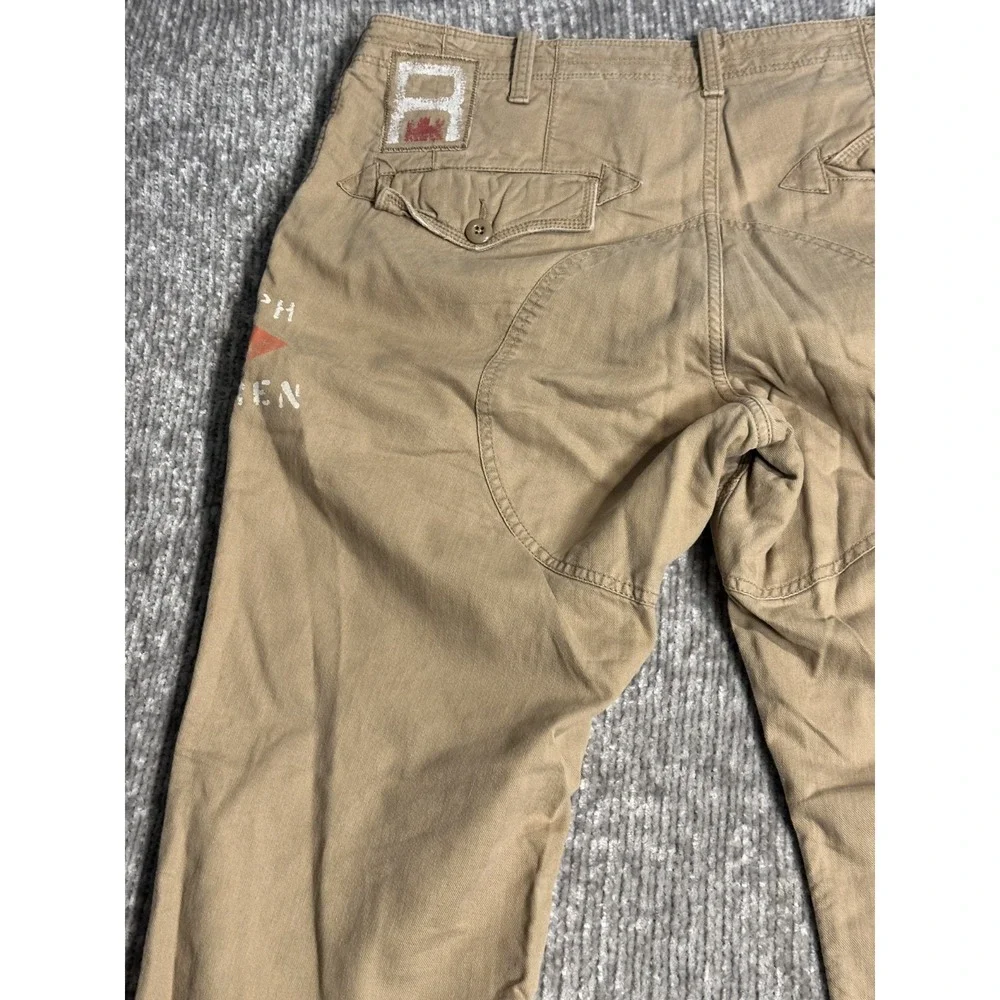 Polo Ralph Lauren 1967 Military Utility Pants Mens 36 Khaki Aviation Y2K Rare